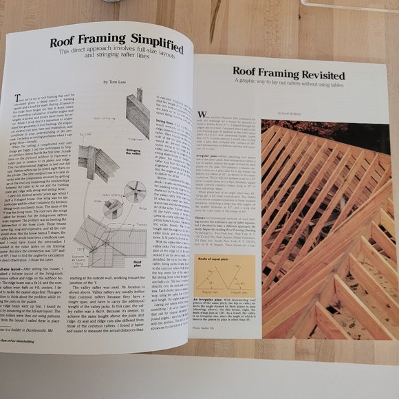 Taunton Press. Framing Roofs. Fine Homebuilding - Picture 5 of 8